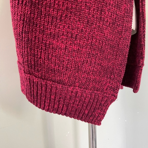 Free People Red High Hopes open front cardigan size Medium preowned - Picture 3 of 5